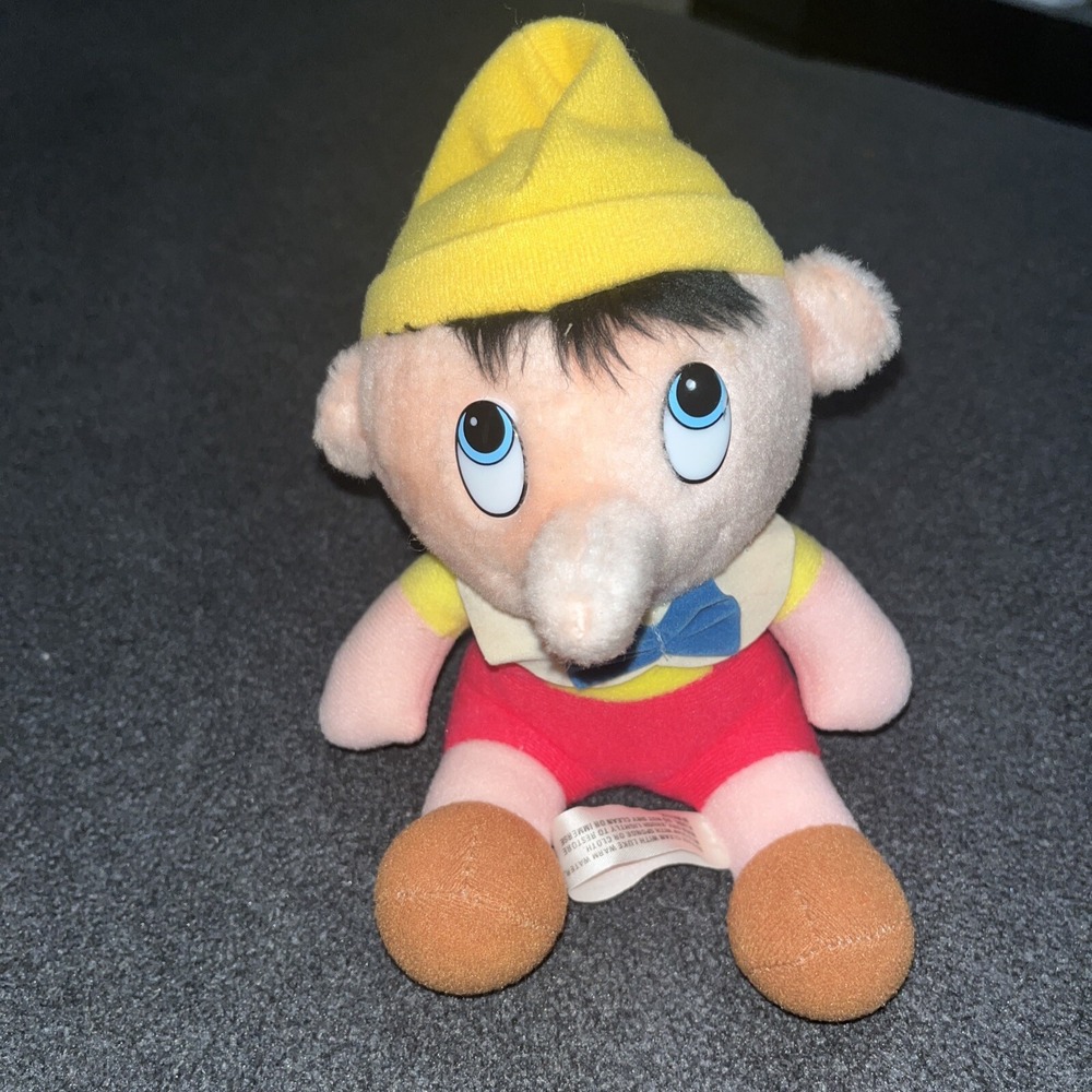Disney Vintage 1984‎ Pinocchio Stuffed Plush Doll